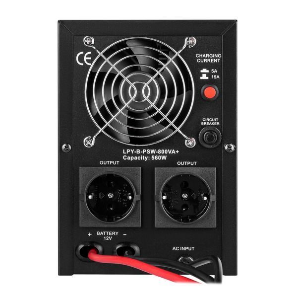 Інвертор чиста синусоіда 12-220В 800 ВА (560 Вт) LogicPower LPY-B-PSW-800VA 4150 фото