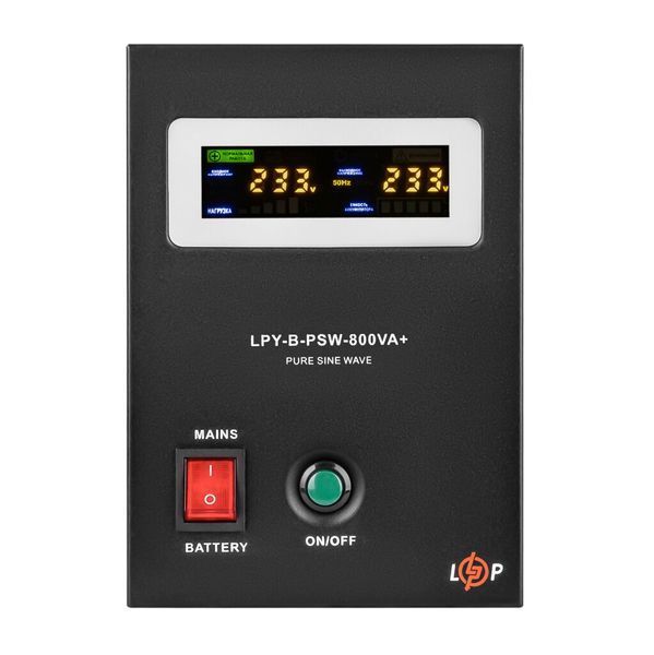 Інвертор чиста синусоіда 12-220В 800 ВА (560 Вт) LogicPower LPY-B-PSW-800VA 4150 фото