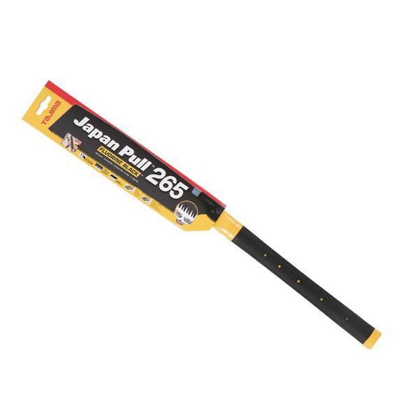 Ручна пила японська, рукоятка Elastomer, Tajima Japan Pull Fluorine Black JPR265FBR 265мм JPR265FBR фото