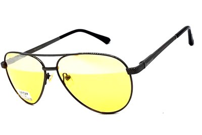 Окуляри антифари для водія Matrix 770859 polarized (yellow), жовті лінзи з дзеркальною смужкою UAB-МАТР0859C5 фото