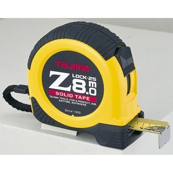 Рулетка будівельна посилена Tajima Z-Lock Z5L80MY 8м x 25мм ZL25-80EB-EUR фото