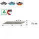 Лезвия сегментные 9мм Tajima Acute Angle Endura Blade LB39H угол наклона 30&deg; 10 шт LB39H фото 6