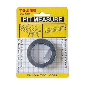 Клейка мірна сталева стрічка Tajima PIT-30FRC-EUR 3м x 16мм розмітка починається з правого боку PIT-30FRC-EUR фото