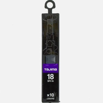 Леза сегментні 18мм Premium Tajima Dora Razar Black Blades CB50RB 10шт CB50RB фото