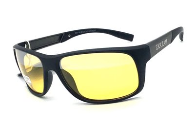 Окуляри антифари для водія Matrix 770876 polarized (yellow), жовті лінзи з дзеркальною смужкою UAB-МАТР0876C4 фото