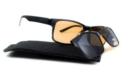 Окуляри антифари для водія BluWater Magnetic Drive Polarized (drive orange), помаранчевий HD (2в1) UAB-8DRMAGN фото