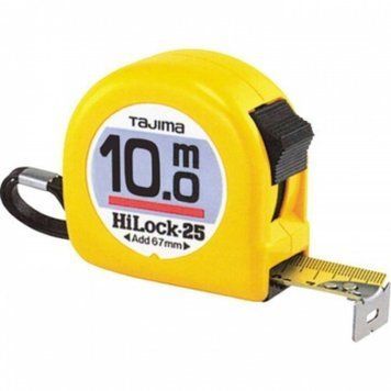 Рулетка універсальна Tajima Hi Lock H5PA0MY 10м x 25мм H5PA0MY фото