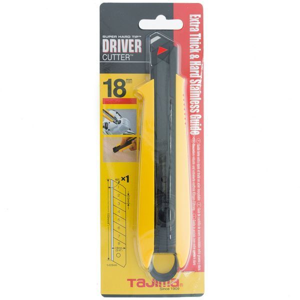 Нож сегментный 18мм Tajima Driver Cutter DC500YB автоматический фиксатор DC500YB фото