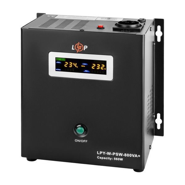 Інвертор чиста синусоіда 12-220В 800 ВА (560 Вт) LogicPower LPY-W-PSW-800VA 4143 фото
