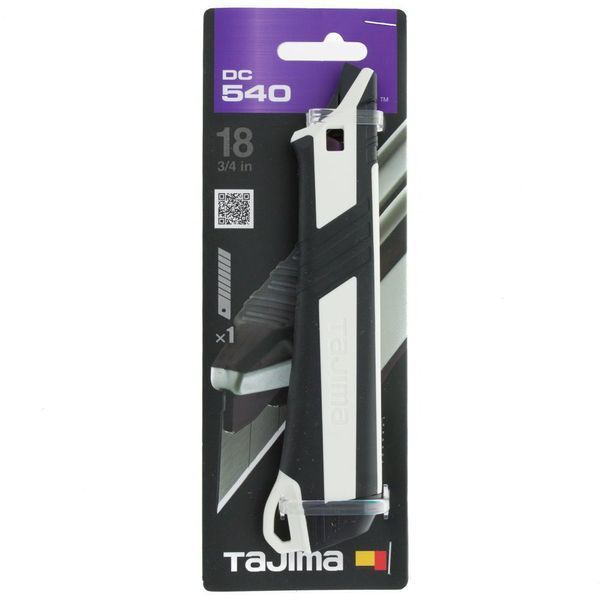 Ніж сегментний 18мм ізольований Tajima Premium Cutter DC540N верхній автоматичний фіксатор DC540W фото