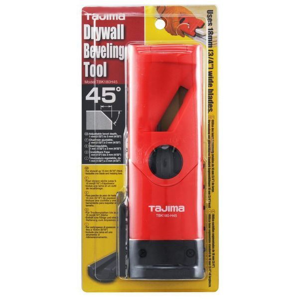 Рубанок кромочний для ГКЛ Tajima Drywall Tool 45&deg; TBK180-H45 лезо 18 мм TBK180-H45 фото