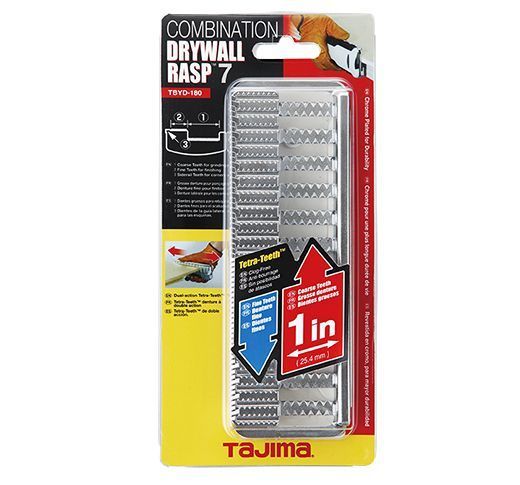Рашпиль для сухих штукатурок Tajima Combination Drywall Rasp TBY-D180 TBYD 180/J фото